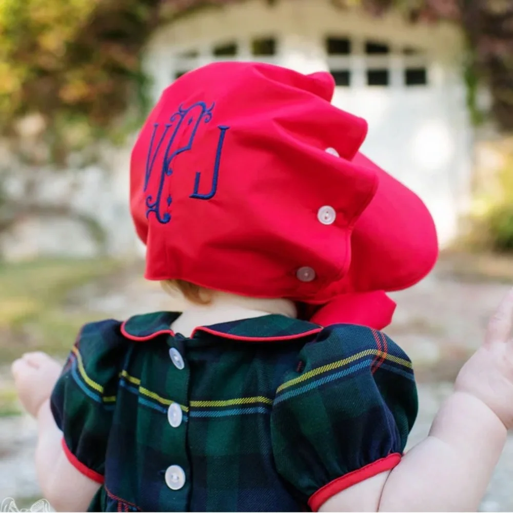 TBBC The Beaufort Bonnet Company Beaufort Birdie Bonnet Richmond Red